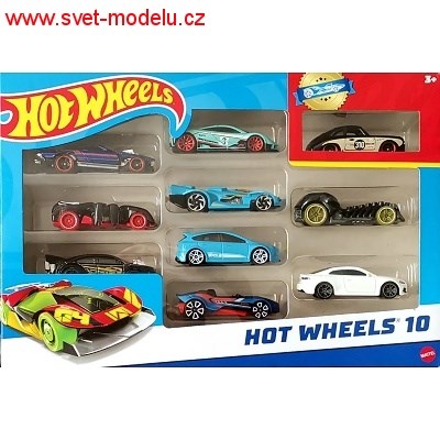 HOTWHEELS AUTÍČKA 10-PACK