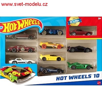 HOTWHEELS AUTÍČKA 10-PACK