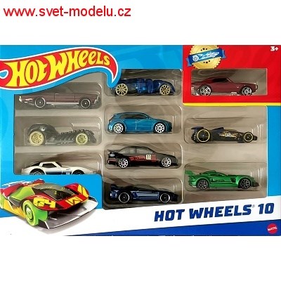 HOTWHEELS AUTÍČKA 10-PACK
