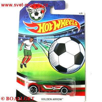 HOTWHEELS AUTÍČKO UEFA GOLDEN ARROW