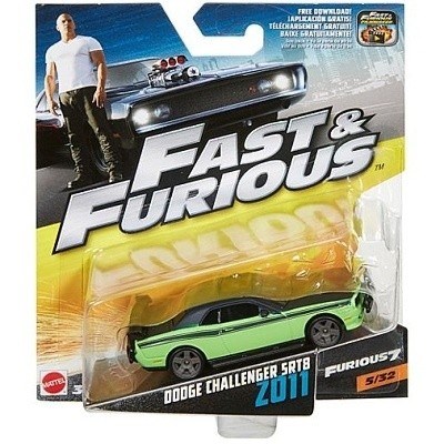 HOTWHEELS AUTKO DODGE CHALLENGER SRT8 2011 FAST & FURIOUS 7 RYCHLE A ZBSILE 7