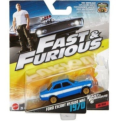 HOTWHEELS AUTKO FORD ESCORT RS 1600 Mk. 1 FAST & FURIOUS 6  RYCHLE A ZBSILE 6