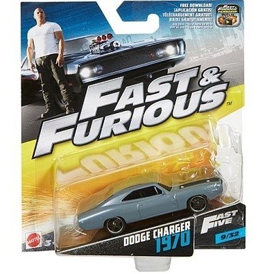 HOTWHEELS AUTKO DODGE CHARGER 1970 FAST & FURIOUS 5 RYCHLE A ZBSILE 5