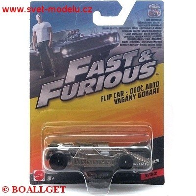 HOTWHEELS AUTKO FLIP CAR FAST & FURIOUS 6  RYCHLE A ZBSILE 6