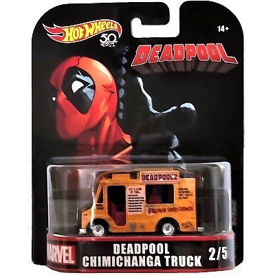 HOTWHEELS AUTÍČKO RETRO DEADPOOL FOOD TRUCK