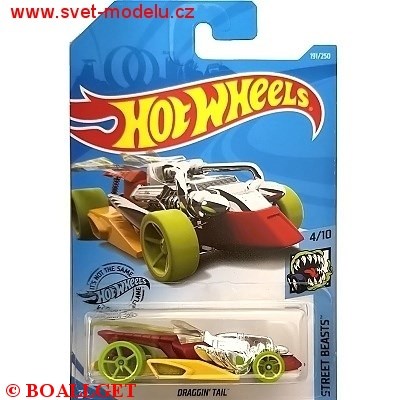 AUTÍČKO HOTWHEELS STREET BEASTS DRAGGIN TAIL