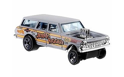 AUTÍČKO HOTWHEELS RACE DAY CHEVROLET NOVA WAGON GASSER 1964