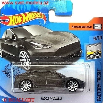 AUTKO HOTWHEELS FACTORY FRESH TESLA MODEL 3