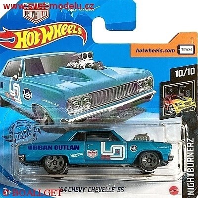 AUTÍČKO HOTWHEELS NIGHTBURNERZ CHEVROLET CHEVELLE SS 1964