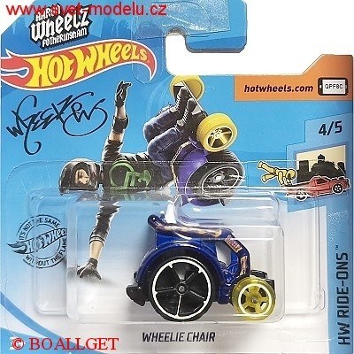 AUTÍČKO HOTWHEELS HW RIDE-ONS WHEELIE CHAIR