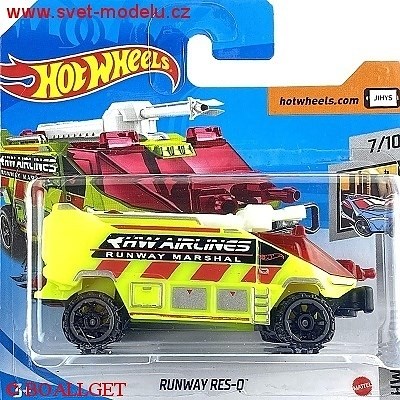 AUTÍČKO HOTWHEELS METRO RUNWAY RES-Q