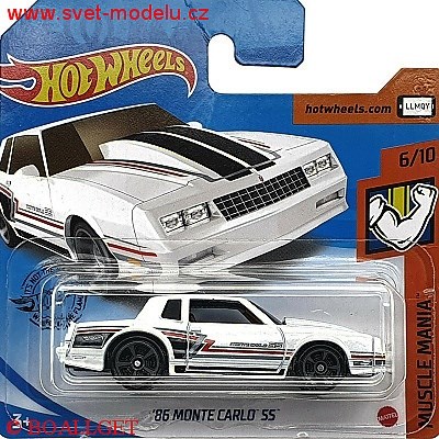 AUTÍČKO HOTWHEELS MUSCLE MANIA CHEVROLET MONTE CARLO SS 1986