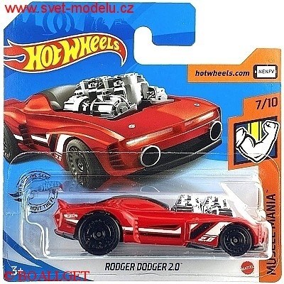 AUTÍČKO HOTWHEELS MUSCLE MANIA RODGER DODGER 2,0