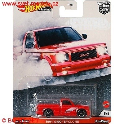 AUTÍČKO HOTWHEELS POWER TRIP REAL RIDERS GMC SYCLONE 1991