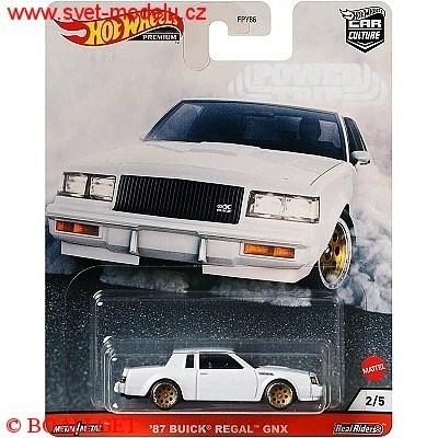 AUTÍČKO HOTWHEELS POWER TRIP REAL RIDERS BUICK REGAL GNX 1987