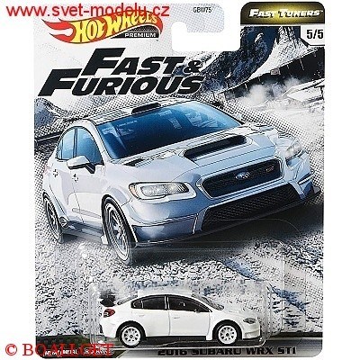 AUTÍČKO HOTWHEELS REAL RIDERS FAST TUNERS SUBARU IMPREZA WRX STI