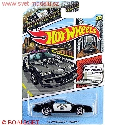 AUTKO HOTWHEELS POLICE CHEVROLET CAMARO 1985 HIGHWAY PATROL