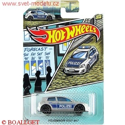 AUTKO HOTWHEELS POLICE VOLKSWAGEN GOLF Mk. VII POLIZEI