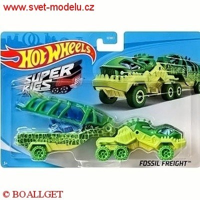 AUTÍČKO HOTWHEELS SUPER RIGS FOSSI FREIGHT