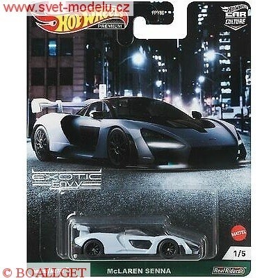 AUTKO HOTWHEELS PREMIUM EXOTIC ENVY MCLAREN SENNA