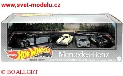 AUTÍČKO HOTWHEELS PREMIUM MERCEDES-BENZ