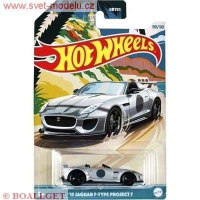 AUTÍČKO HOTWHEELS JAGUAR F-TYPE PROJECT 7 2015