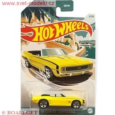 AUTÍČKO HOTWHEELS CAMARO CONVERTIBLE 1969