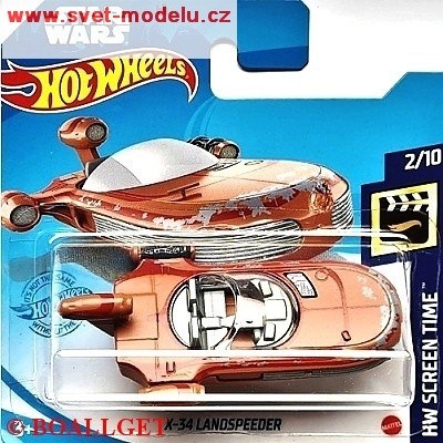 AUTÍČKO HOTWHEELS SCREEN TIME X-34 LANDSPEEDER
