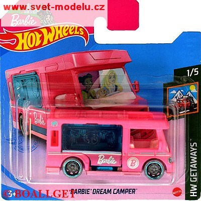 AUTKO HOTWHEELS HW GETAWAYS BARBIE DREAM CAMPER