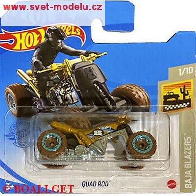AUTÍČKO HOTWHEELS BAJA BLAZERS QUAD ROD