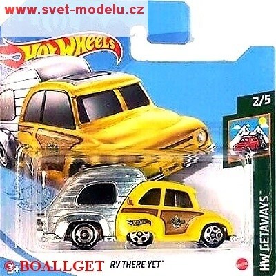 AUTÍČKO HOTWHEELS GETAWAYS RV THERE VET