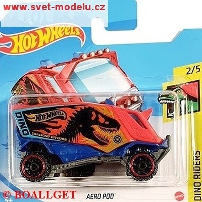 AUTÍČKO HOTWHEELS DINO RIDERS AERO POD