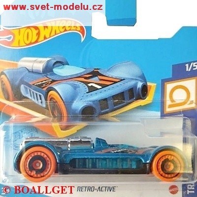 AUTÍČKO HOTWHEELS TRACK STARS RETRO ACTIVE