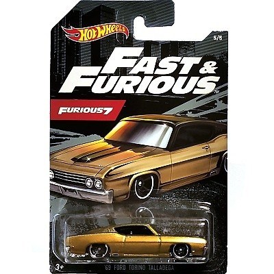 AUTÍČKO HOTWHEELS FORD TORINO TALLADEGA 1963 RYCHLE A ZBĚSILE FAST AND FURIOUS