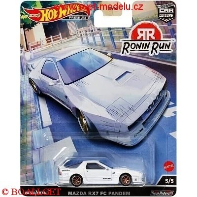 AUTÍČKO HOTWHEELS RONIN RUN MAZDA RX7 FC PANDEM WHITE