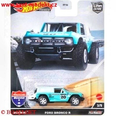 AUTÍČKO HOTWHEELS PREMIUM CAR CULTURE FORD BRONCO R