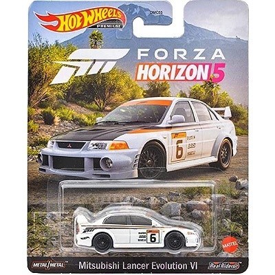 AUTÍČKO HOTWHEELS PREMIUM FORZA HORIZON 5 MITSUBISHI LANCER EVOLUTON VI