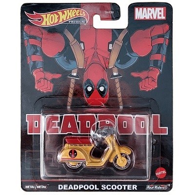 AUTKO HOTWHEELS PREMIUM MARVEL DEADPOOL SCOOTER