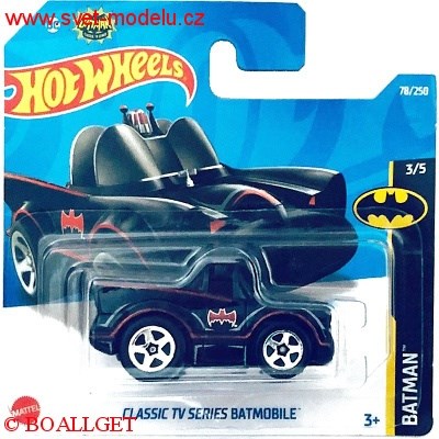 AUTÍČKO HOTWHEELS BATMAN CLASSIC TV SERIES BATMOBILE
