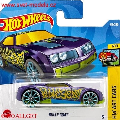 AUTÍČKO HOTWHEELS HW ART CARS BULLY GOAT