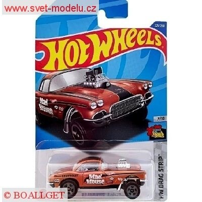 AUTÍČKO HOT WHEELS HW DRAG STRIP HHF59 CORVETTE GASSER 1962 BRONZE
