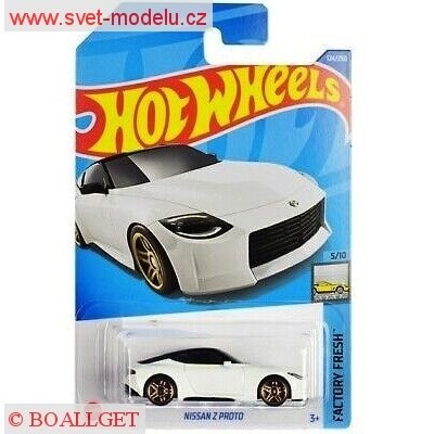 AUTÍČKO HOT WHEELS FACTORY FRESH HHF66 NISSAN Z PROTO WHITE