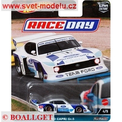 AUTKO HOT WHEELS PREMIUM HKC58 CAR CULTURE RACE DAY FORD CAPRI Gr. 5