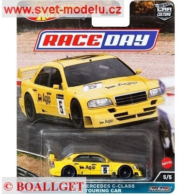 AUTÍČKO HOT WHEELS PREMIUM HKC62 CAR CULTURE RACE DAY MERCEDES AMG C-CLASS DTM TOURING CAR 1994