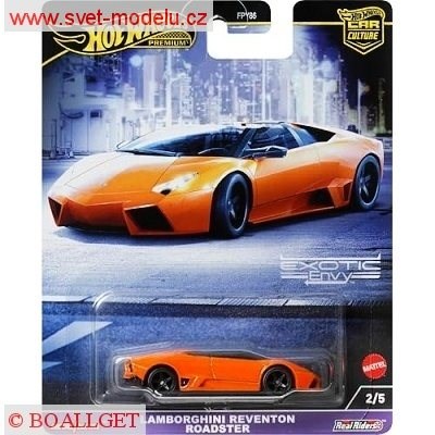AUTKO HOT WHEELS PREMIUM EXOTIC ENVY HKC76 LAMBORGHINI REVENTON  ROADSTER ORANGE