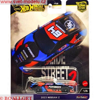 Autíčko HOT WHEELS PREMIUM HKC86 SLIDE STREET 2 Nissan Z 2023