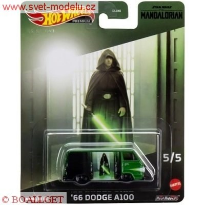 AUTÍČKO HOTWHEELS PREMIUM STAR WARS THE MANDALORIAN DODGE A100 1966