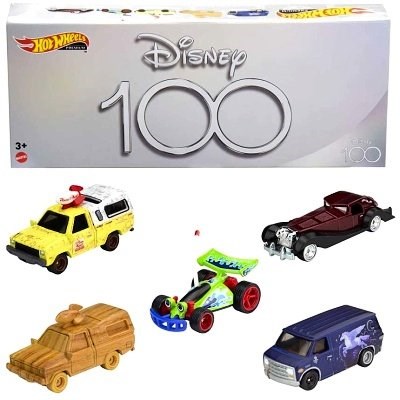 AUTKA HOT WHEELS PREMIUM DISNEY 100 5-PACK