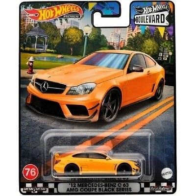 AUTKO HOT WHEELS PREMIUM HKF23 BOULEVARD MERCEDES-BENZ C63 AMG COUPE BLACK SERIES