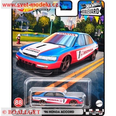 AUTÍČKO HOT WHEELS PREMIUM BOULEVARD HKF27 HONDA ACCORD 1996
